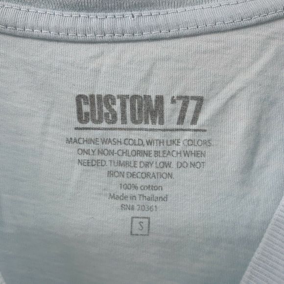 Barcelona Soccer Retro T-Shirt Blue Small - Picture 4 of 4